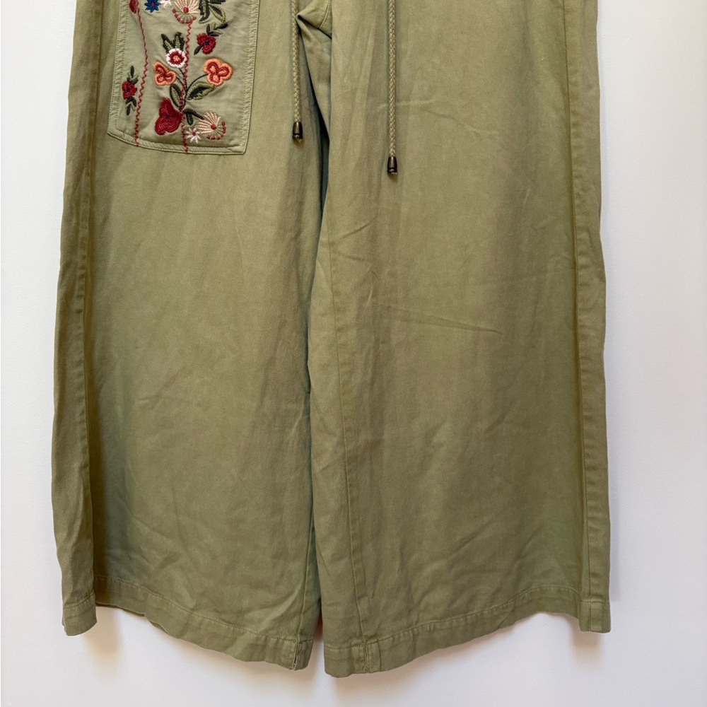 NWOT Anthropologie Pilcro Embroidered Pull-On Pants Size Large - Picture 4 of 16